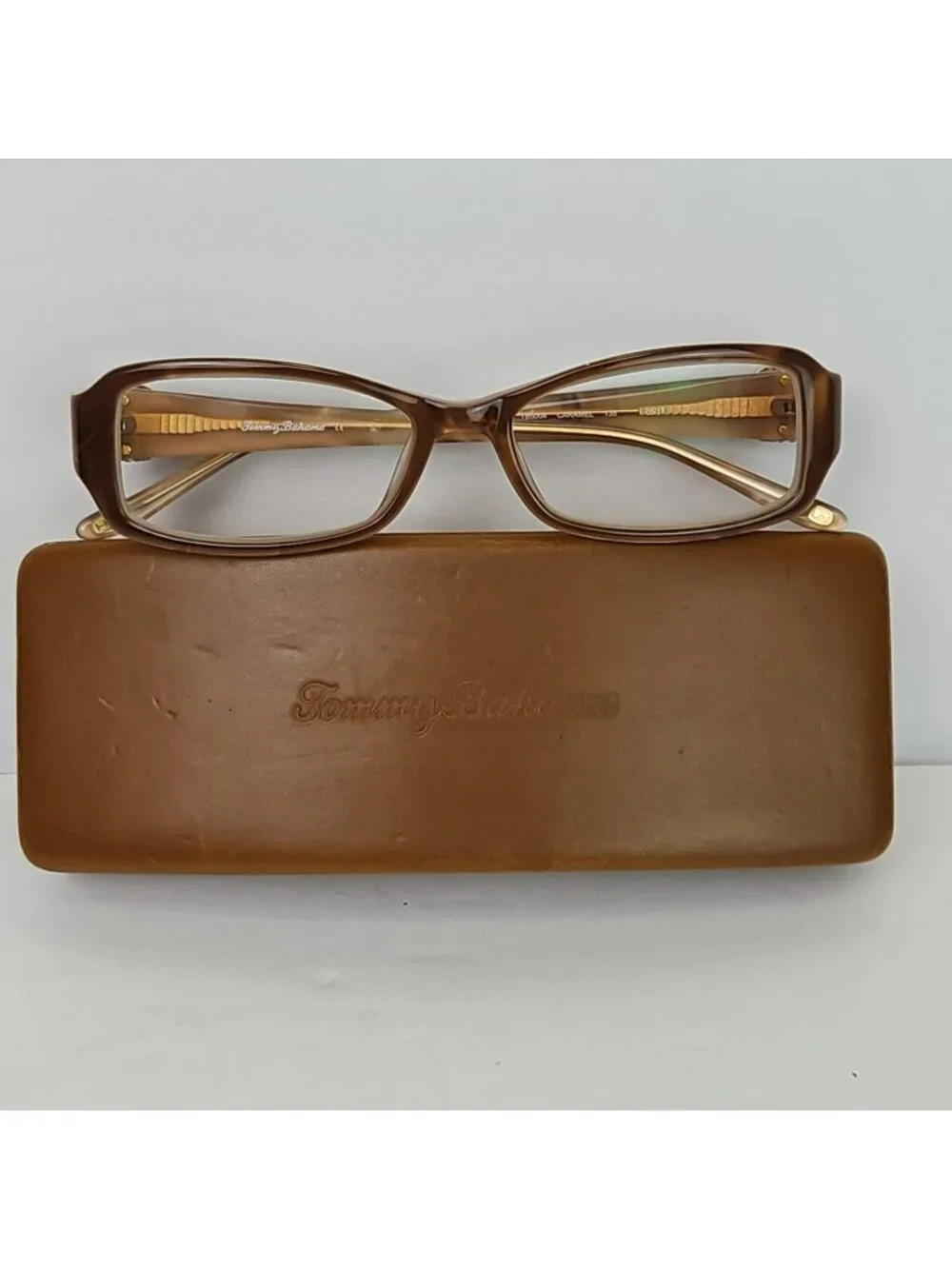 Tommy Bahama TB5004 135 Women's Eyeglasses Frames Case Carmel Reading Designer